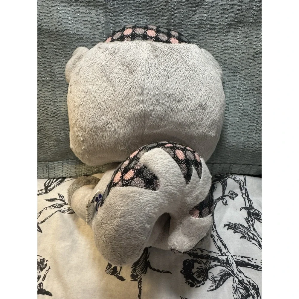 Littlest Pet Shop VIPs Gray Plush Squirrel Y2K Collar Hasbro 2008